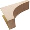 Ekena Millwork 12"W x 36"D x 24"H Classic Huntington Rough Cedar Woodgrain TimberThane Corbel, Primed Tan CORUR12X36X24HUNRCPR - alternate 2
